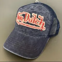 【ネイビー】Von Dutch ボンダッチ メッシュキャップ 帽子 新品のサムネイル