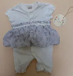 petit main 花柄ツーウェイ・ドレスオール 50〜70cm プティマイン