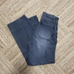 美品 ALEXIA STAMアリシアスタン ワイドパンツ デニム グレーのサムネイル