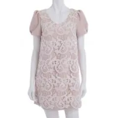 MERCURYDUO❤️新品同様マーキュリーデュオフロントレースワンピースピンク