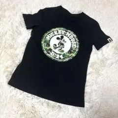 限定品 希少✨️ アベイシングエイプ ミッキーマウス Tシャツ コラボ ブラックのサムネイル