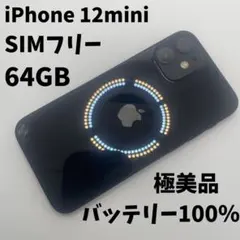 【格安美品】iPhone 12mini 64GB simフリー本体 40