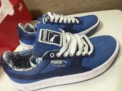 PUMA GV SPECIAL デニムスニーカー 青 22.5cm
