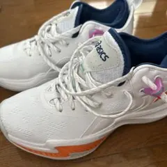 アシックス NOVA SURGE LOW 2 WHITE/SUN PEACHのサムネイル