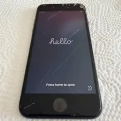iPhone SE 第3世代 64GB ミッドナイト ジャンク 画面割れ