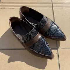 Ameri VINTAGE レザークロコフラットシューズのサムネイル