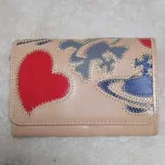 美品✨Vivienne Westwood 二つ折り財布 ハート オーヴ レザー