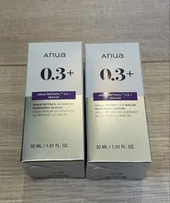 ANUA アヌアレチノール0.3ナイアシン リニューイングセラム 30ml