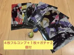 ４枚＋１枚＋ガチャ２個付 怪獣8号　くら寿司コラボクリアファイル5枚セット＋２個
