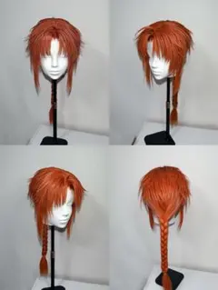 銀魂　神威　コスプレ　ウィッグ　完成品　カットセット済み 銀魂／神威】コスプレウィッグ カットセット済 即使用可 - メルカリ