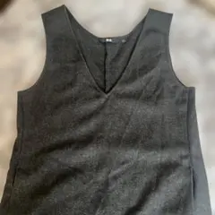 UNIQLO ブラッシュドジャージージャンパースカート　Sサイズ