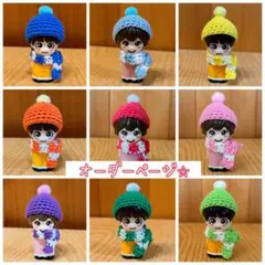 ⭐︎オーダーページ⭐︎ なにわ男子　指人形　ニット帽　帽子　ボーダー　マフラー