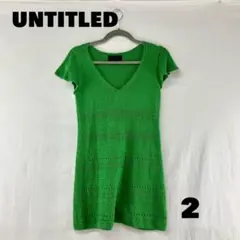 ☆W0166T☆ UNTITLED チュニック