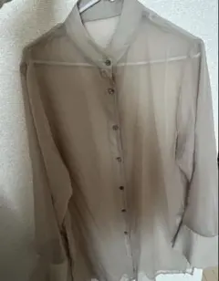 JEANASIS シアーシャツ ベージュのサムネイル