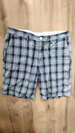 GLOBAL WORK チェック柄 ショートパンツ　Lサイズ　グローバルワーク