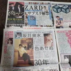 ZARD 新聞記事　見開き両面　20周年記念コンサート特別号と記事　２枚　希少 2026年最新】ZARD新聞の人気アイテム - メルカリ