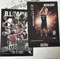 西田優大 シーホース三河 Bリーグカード（非売品）くじプラのサムネイル