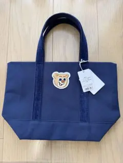 【新品未使用】オールドテディトート ネイビーL