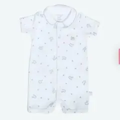 新品タグ付き　アンバーミミ　ハート馬柄半袖ロンパース　60サイズ