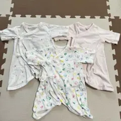 UNIQLO、たまひよ　ハート柄ベビー肌着 3点セット 50-60cm