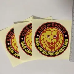 新日本プロレス NEW JAPAN PRO-WRESTLING ステッカー 3枚