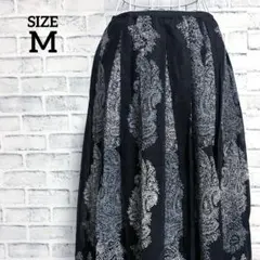 【Lois CRAYON】ロイスクレヨン　総柄　ミモレ丈　フレアスカートのサムネイル
