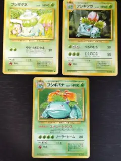 ポケモンカード フシギダネ フシギソウ フシギバナ 旧裏 3枚セット ④