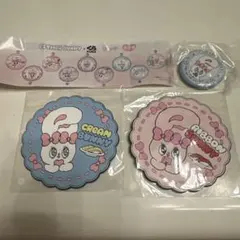 EstherBunny ×　くら寿司　ラバーコースター　缶バッチセット
