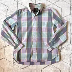 BEAMS+ ビームスプラス BD長袖シャツ チェック コットン100% M