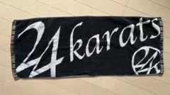 24karats ロゴタオル 黒のサムネイル