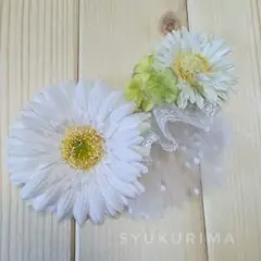 コサージュ　入園式　卒園式　入学式　卒業式　成人式　結婚式　七五三　髪飾り