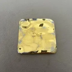 Dior コンパクトミラー　スクエア　ゴールド