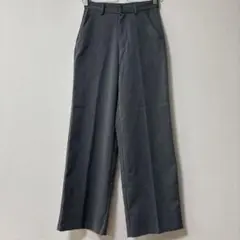 GRL グレー レディースワイドパンツ スラックス Sサイズ