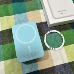 マグネットモバイルバッテリー 10000mAh充電器 ワイヤレス PSE認証