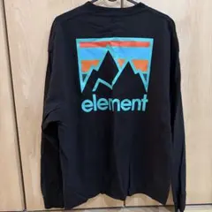 【新品】element ブラック 長袖カットソー