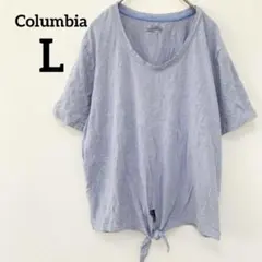 Columbia 【L】コロンビア 半袖 Tシャツ 前結び ライトブルーのサムネイル