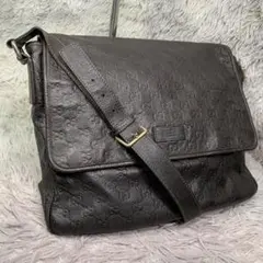 美品 GUCCI グッチ シマ マイクロ GG ショルダーバッグ 斜めがけのサムネイル