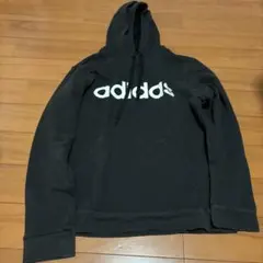 adidas フード付きパーカー M 黒