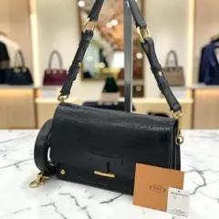 未使用級】傳濱野 デリカ ショルダーバッグ お財布ショルダー 付属品