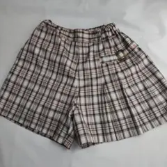 チェック柄 半ズボン 140