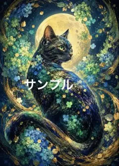 一作限り】月夜のゴシック白猫 白猫 ゴシック 猫アート K315 - メルカリ