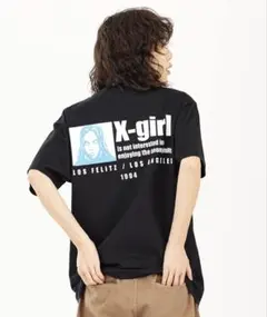 X-girl ANONYMITY S/S TEE ブラック Ｌサイズのサムネイル