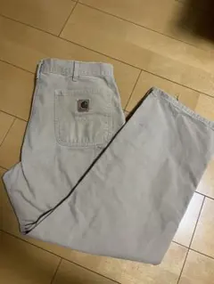 古着年代物Carhartt ベージュ カーゴパンツ