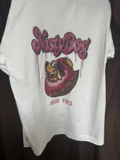 NastyDog Tシャツ ホワイト　リング