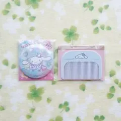 シナモロール　オリジナル缶ミラー　オリジナルヘアコームのサムネイル
