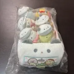 すみっコぐらしshop東京駅店限定 パンダ観光バスてのりぬいぐるみセット