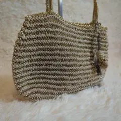 ANTEPRIMA アンテプリマ ワイヤー ビーズバッグ ゴールド ハンドバッグ