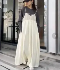 美品CIAOPANIC TYPY 2WAYフェザー切替ナイロンキャミワンピース