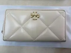 新品トリーバーチ キラ ダイヤモンド キルトコンチネンタル ジップウォレット