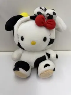 ハローキティ 牛柄ぬいぐるみ 着ぐるみ
